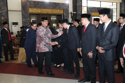 90 Anggota PPK se-Kabupaten Bangkalan Dilantik